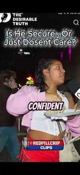 Is He Secure...Or He Dosen't Care? #Fyp #youtubeshorts #viral #streetinterview