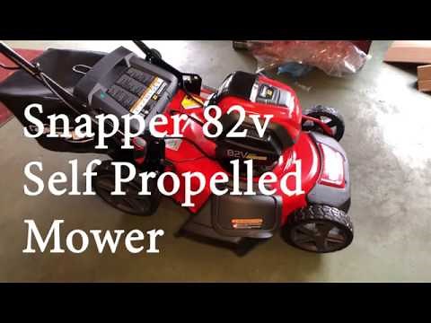 Snapper XD 82v Max Cordless push mowers assembly and view