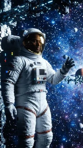 Cosmic Dust in Space 🌌 | Relaxing Astronaut ASMR #shorts
