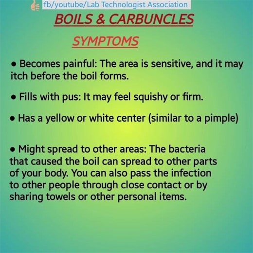 #boils (furuncles) and curbuncles #labtechsojib