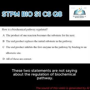 F6 BIOLOGY SEM 1 CHP 6 Q8 CELLULAR RESPIRATION #stpmbiology #stpm #biologyscience #biology #alevel