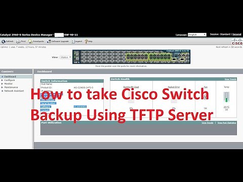 Cisco switch backup using tftp server | #tftp #server installation | #Cisco #switch #backup #network