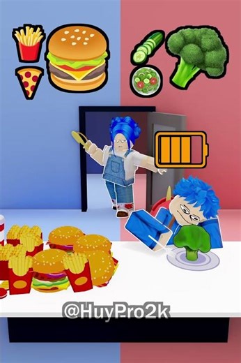 Fast Food Or Vegetables 🍔🥦