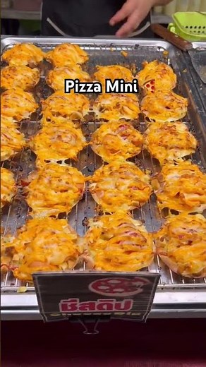 Mini Pizzas with Various Toppings🤤