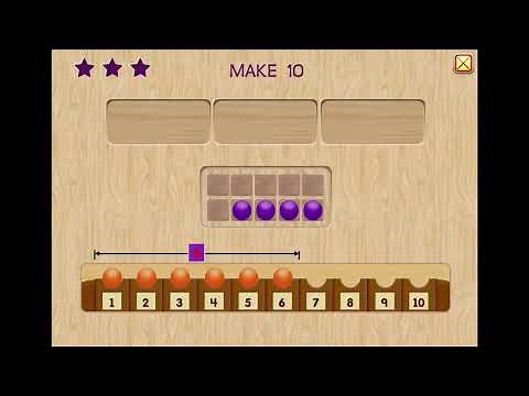 Make A Ten Using Ten Frames on Starfall