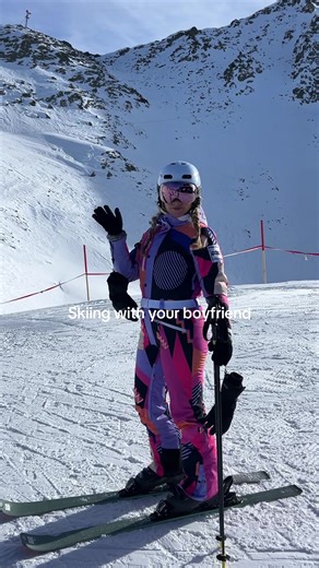 My personal assistant 💙💜 #ski #barbie #skitok #travel #fashion