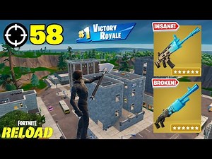 58 Elimination Solo "RELOAD” Gameplay Wins (Fortnite Chapter 7 PS5 Controller)