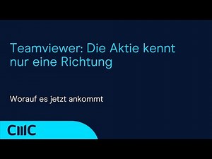 Teamviewer: Die Aktie kennt nur eine Richtung