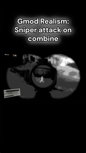 Gmod Realism sniper attack on combine #gmod #realism