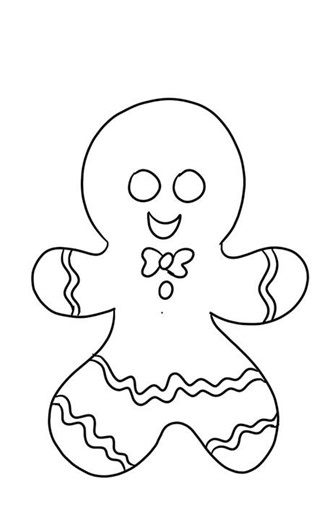 #easydrawing #shorts #doodle Draw a simple Gingerbread