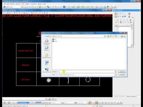 Microstation Tutorial Estilos de Linea PARTE 1/3