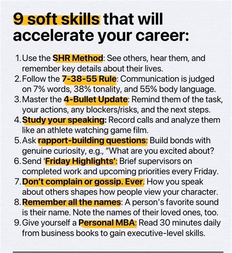 52K views · 445 reactions | #softskills #softskillsdevelopment #skills #accelerate #jobs #careers #employment #work | HR & IR Academy | Facebook