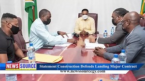 NEWS Source: Statement Construction Defends Landing Major Contract | News Source Guyana
