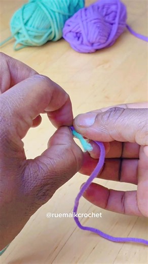 33K views · 215 reactions | Another way of joining yarn in crochet #ruemaikcrochet #crochettutorial #crochetlove #handmadewithlove #yarnlife #fblifestyle #crochet | Ruemaik crochet | Facebook