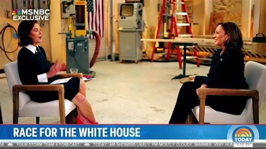 10K views · 508 reactions | Leftist networks ABC, CBS, and NBC praised Kamala's solo interview with MSNBC, with one she's "drilling down on her vision" for the economy | MRCTV | Facebook