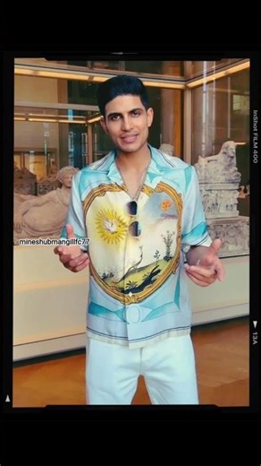 him🫶🩷#shubmangill#familyman#villagebibes#cricketlover#youtubeshorts#cutestsmile#punjabimunda#cutbrss