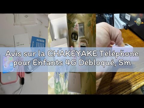 Avis sur la CHAKEYAKE Téléphone pour Enfants 4G Débloqué, Smartphone pour Enfants avec Double Caméra