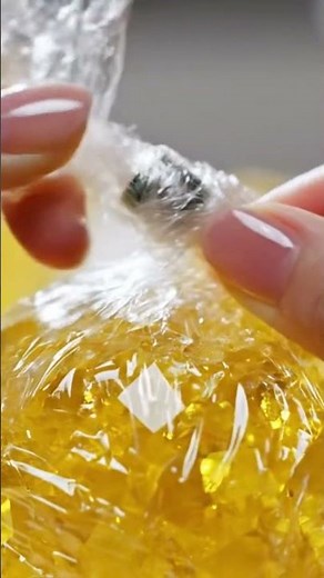 ASMR INTENSE High-Pitched Cellophane Squeaks & Crinkles 🍋 Crystal Fruit Unwrap