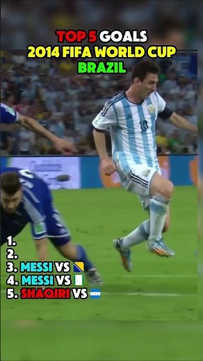 TOP 5 GOALS | 2014 FIFA World Cup