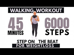 6000 Steps Walking Workout | Power walk for Weightloss EASY TO FOLLOW I No Jumping | Walk at Home