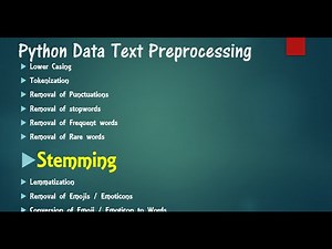 tpp7: Stemming words in text preprocessing in Python | nltk pandas | machine learning