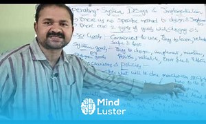 Mind Luster - Learn Operating System Design and Implementation User Goals System Goals Mechanisms Policies