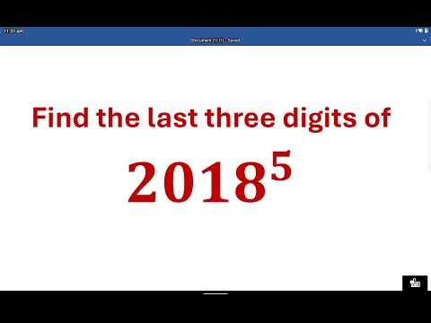 Find the last three digits