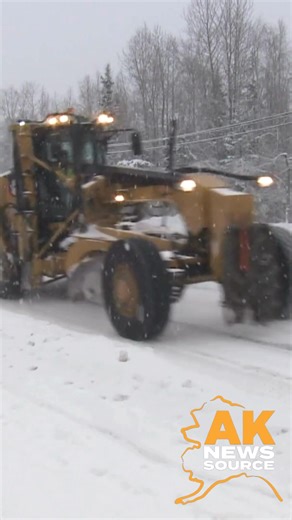 Officials say they’re plowing Anchorage roads around the clock amid snow dump ❄️ FULL STORY: https://tinyurl.com/7x86we5t | Alaska's News Source