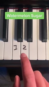 81K views · 462 reactions | Watermelon Sugar (Harry Styles) #piano #pianolessons #pianotutorial #pianoteacher | Instant Piano | Facebook