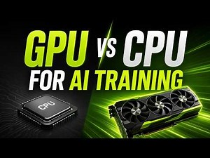 Why GPUs Beat CPUs at Training AI (Parallel Computing Explained) #AITraining #GPUvsCPU