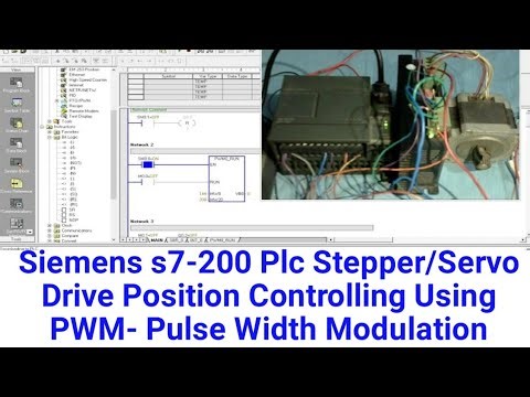 Siemens s7-200 Plc Stepper Drive Position Control Using Pulse Width Modulation