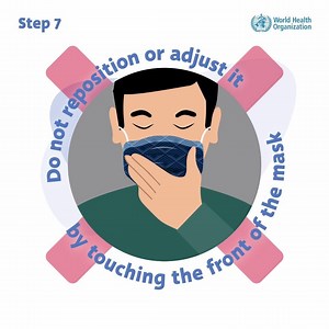 1.3M views · 579K reactions | How to wear a fabric mask safely during COVID-19: Don'ts | World Health Organization (WHO) | Facebook