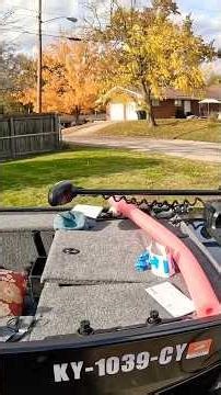 Easy DIY to attach individual boat numbers w/painter’s tape #fishing #fishingboat #trackerboats