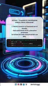 fetch() – “Cuando el navegador habla con el servidor”
