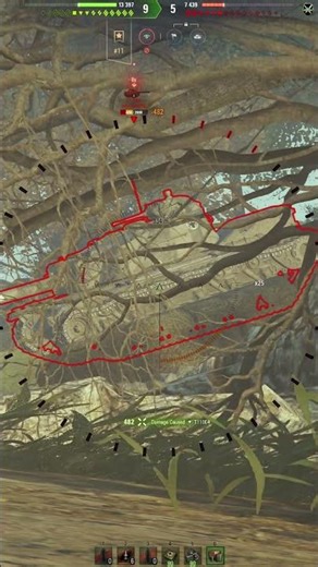 IS-7 11K Combined 9.2K DMG 3600 Block 🔝 Ultra HD 4K | World of Tanks #Shorts 5