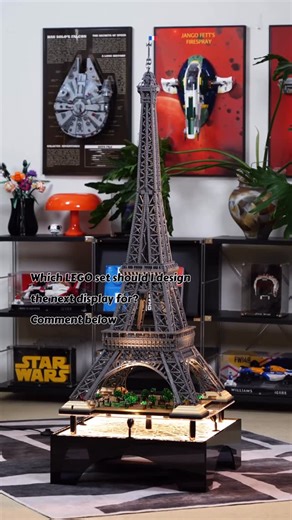 Jay Mark on Instagram: "Build LEGO Eiffel Tower with us!#eiffeltower🗼 #legodisplay #legocollection #legoeiffeltower"