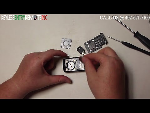How To Replace A 2004 - 2009 Toyota Prius Key Fob Battery FCC ID MOZB31EG