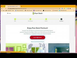 Creating Your Free Pear Deck Account