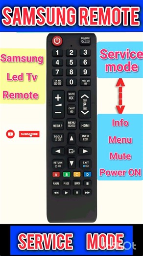Samsung Led Tv Remote service mode. Samsung Led Tv remote model. Samsung original remote