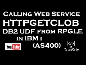 Consuming HTTP GET from RPGLE using HTTPGETCLOB | yusy4code