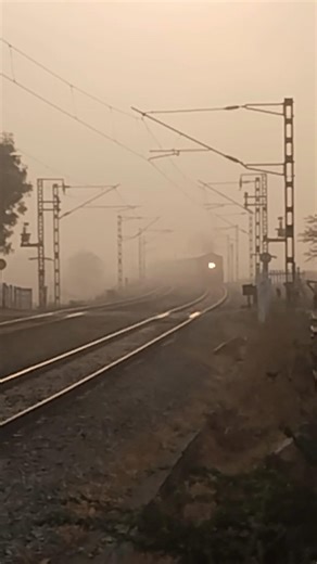 Foggy Morning Train in Koppal | Amazing View