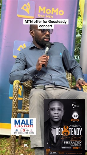 MTN Joins Geosteady Concert at Sheraton Hotel Press Conference