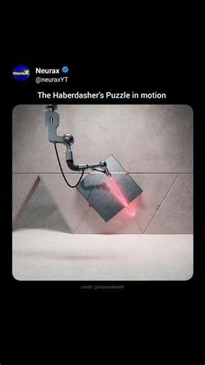 The Haberdasher’s Puzzle Explained in Motion