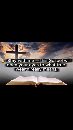 🌿 Gospel Reflection (Luke 16:9–15) “Who truly rules your heart — God or money?” True wealth isn’t in what we own, but in what we give away with love. Let’s serve God above all and store our treasures in heaven. 🙏💖 #FaithInAction #ServeGodNotMoney #gospelreflection #FaithOverWealth | Gathered by the Gospel