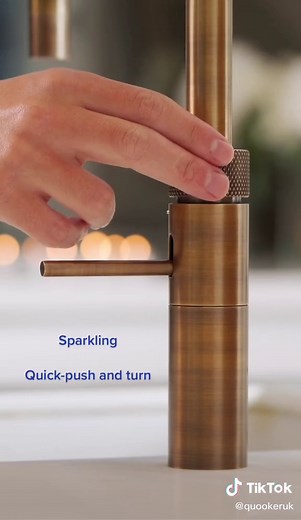 Boiling water from a tap!? Yes! But it’s impossible to turn on by accident. #foryoupage #kitchenhack #gadget #quooker