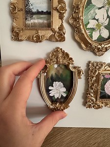 Vintage Inspired Framed Magnets / Fridge Magnets / Kitchen Decor / Gold Vintage Frame / Ornate Framed Decor / Gift for Her - Etsy