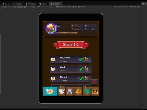 Unity Responsive UI Showcase