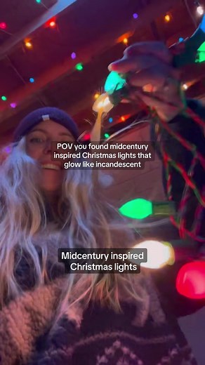 Retro Inspired Christmas Lights for a Cozy Holiday