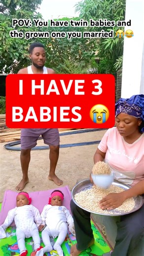 POV: I Have Twin Babies… and the Big Baby I Married 😂 | Funny Marriage Moment