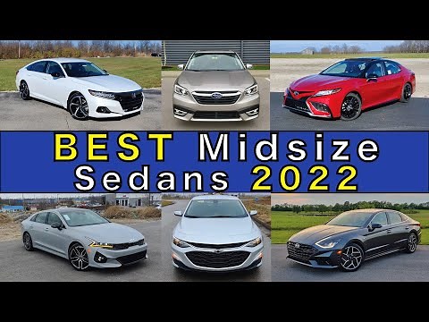 BEST Mid-Size Sedans for 2022! | Top 7 Reviewed and Ranked!